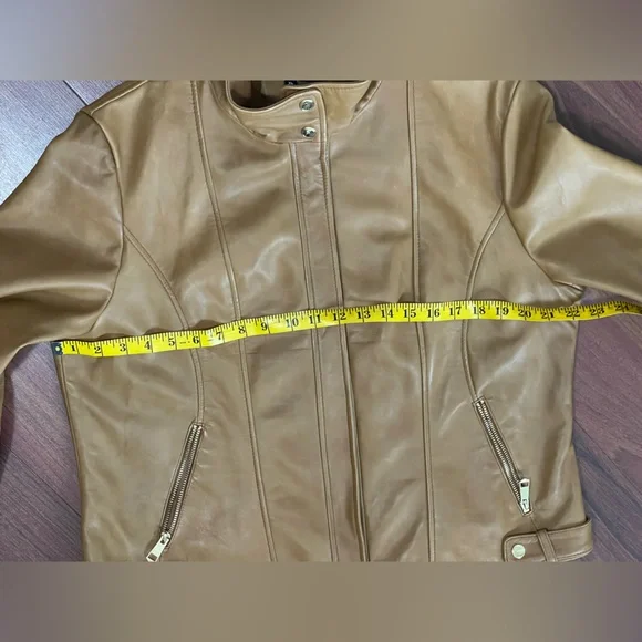 Vintage Brown Moto Wilsons Leather jacket coat Sz XL - Picture 12 of 15